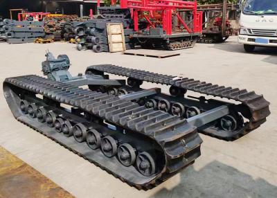China Customized Loading Capacity Crawler Track Frame For Drill Rig Machine en venta