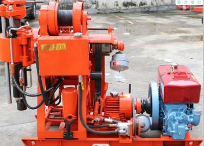 China Durable Geological Drilling Rig Machine , Hydraulic Crawler Drilling Rig With 100 Meters Depth for sale