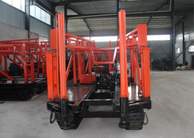 China High Efficiency Mobile Water Well Drilling Rigs / Hydraulic Water Well Drilling Machine for sale