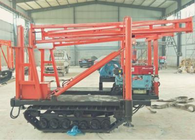 China Track Mounted DTH Drilling Rig , 180m Drilling Depth Hydraulic Core Drilling Rig for sale