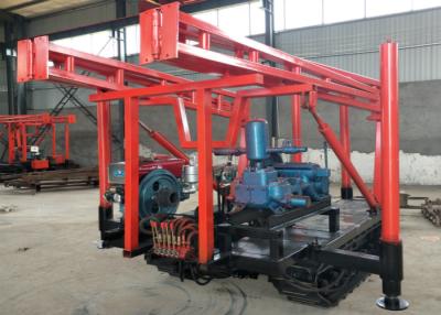 China Professional Exploration Drill Rigs / XY-1B Crawler Mounted Drill Rig 380V for sale