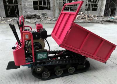 中国 自動変速機が付いている耐久の小さい追跡されたダンプ/ゴム製トラック キャリア 販売のため