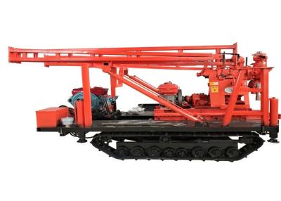 China Underground Diamond Core Portable Well Drilling Rig Drill Depth 300m Diesel / Motor Power Type for sale