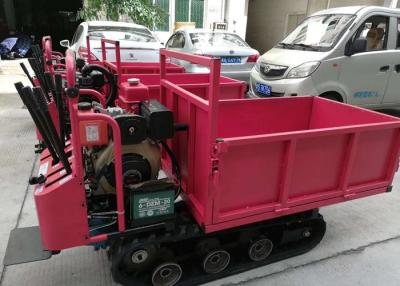 Chine Ferme de moteur diesel extrayant la capacité hydraulique de Mini Dumper Track Transporter 2MT de chenille de voie à vendre