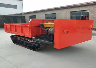 China Red Color 4 x 4 Drive Crawler Transporter / Track Carrier For Palm Tree for sale