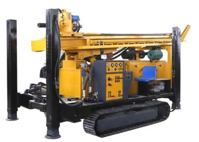China Full Hydraulic Trailer Mounted 300m Deep Water Well Drilling Rig Machine for sale