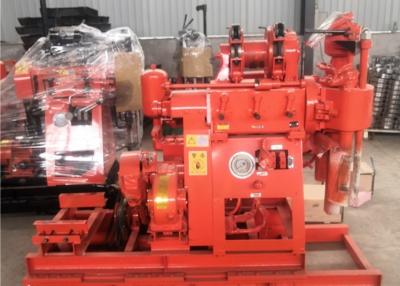 China Tragbare kleine hydraulische Tiefe der Borewell-Bohrmaschine-200meters zu verkaufen
