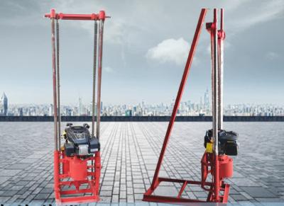 China Pequeño taladro portátil Rig Pneumatic Driven de la muestra del suelo de la profundidad de los 30m en venta
