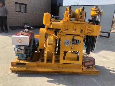 China 100 Meters Exploration Drilling Machine With Diesel Engine BW 160 Mud Pump Video Support for sale