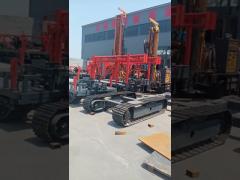 ST 350 Meters Pneumatic Water Well Drilling Rig Machine