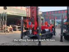 Rubber Crawler Mounted Drill Rig St200 Large For Industrial Drilling Works