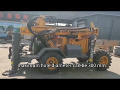 St 200 Large Water Well Borehole Crawler Drill Rig Equipment 200 Meters Depth