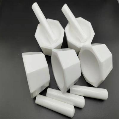 China White Zirconia Mortar For Laboratories Pharmaceutical Plants for sale