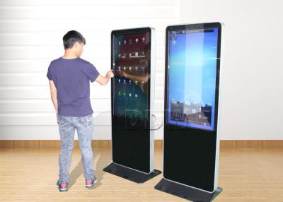 China Hotel Touch Screen 55 Inch Interactive Lcd Digital Signage IR Control DDW-AD5501SN for sale