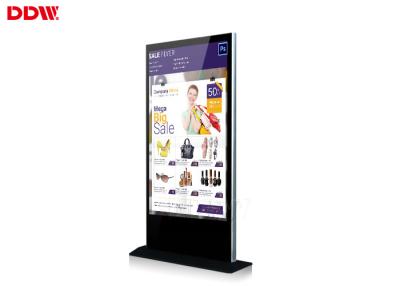 China 84 Inch 4K floor standing Lcd Advertising Player , Floor Stand Digital Signage Display Screen Advertising DDW-AD8401S for sale