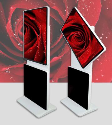 China Touch screen 55”rotating kiosk interactive Free Standing Kiosk Digital Signage with LAN / wifi / 3g network DDW-AD5501S for sale