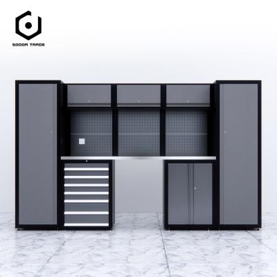 China ISO9001 0.8-1.5mm Fixed ODM Garage Cabinet Workbench for sale