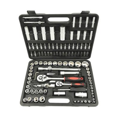 China 108PC ratchet wrench set auto repair auto home hardware tools manufacturers direct 108 pieces of sleeve set for sale