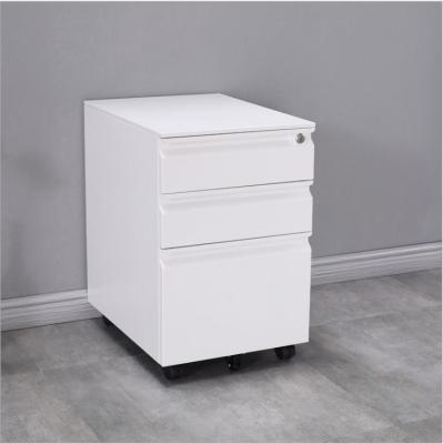 China Foldable SS301 Steel File Cabinets , ISO14001 3 Drawer File Cabinet With Lock for sale