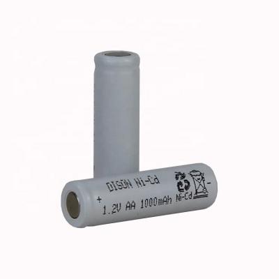 China Battery Type AA NICd KRH15/51 1.2V 1000mah Rechargeable Cells for sale
