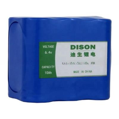 China 6.4v 10Ah 64Wh LiFePo4 Lithium Ion Phosphate Battery Pack For Solar Energy Storage for sale