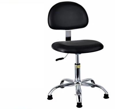 China 440*410mm ESD Saddle Swivel Chair Injection Molded Backrest Esd Stool Chair for sale