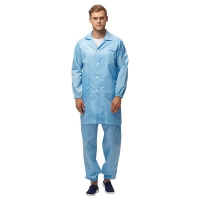 China Autoclavable Sterilizable Anti Static Coverall Long Sleeve Shirt Pants for sale