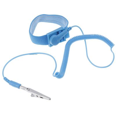 China ESD Discharge Wrist Strap Grounding Prevent Static Shock With Clip for sale