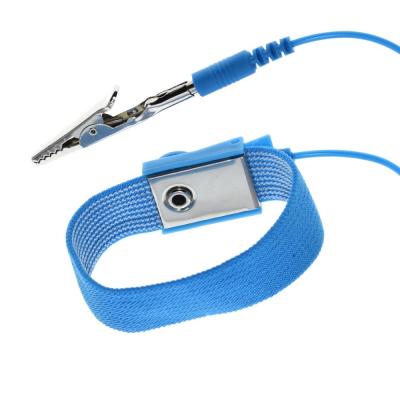 China 25G Electronic ESD Wrist Strap Stainless Steel Anti Static Wristband for sale