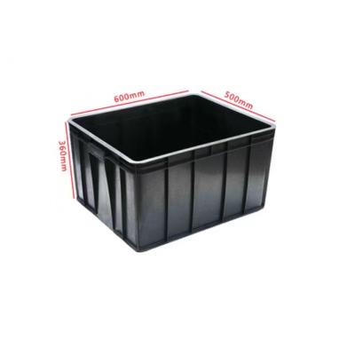 China SMT Rack Black PCB Storage ESD Safe Plastic Boxes Bins Glossy Lamination for sale