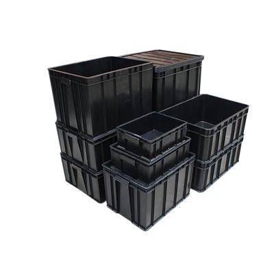 China Reusable Packing ESD Safe Plastic Boxes Corrugated Bin Antistatic for sale