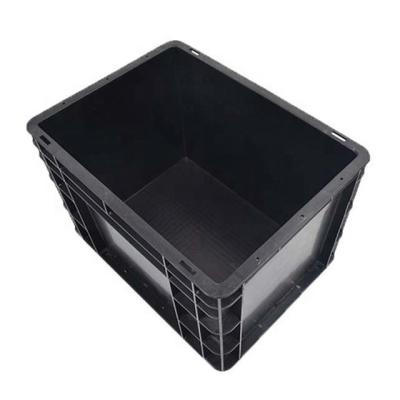 China Black Antistatic ESD Corrugated Plastic Box Non Toxic With Lid for sale