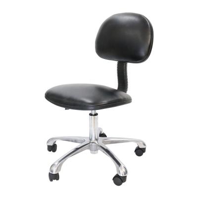 China Adjustable ESD Lab Chair Metal Vertical Gas Lifting Task Chair In Cleanroom for sale