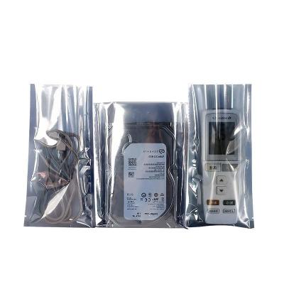 China Grey Components Packaging OEM Anti Static ESD Shielding Bags Logo Printed for sale