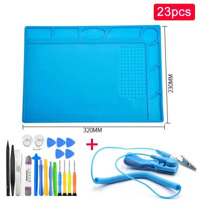 China 650g ESD Soldering Mat Heat Resistant Repair Station Iron for Phone Computer for sale