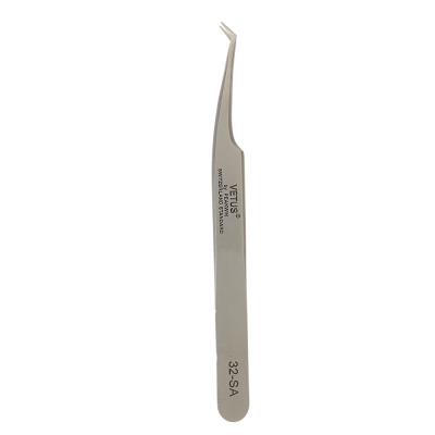 China ESD Antistatic Vetus Lash Tweezers Hand Tools Scissor Eyebrow Tweezer for sale