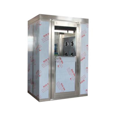 China 1100W Dust Remove Cleanroom Air Shower Unit Rolling Door Cargo for sale