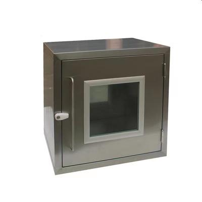 China Modular Powder Coated Stainless Steel Pass Box For Clean Room for sale