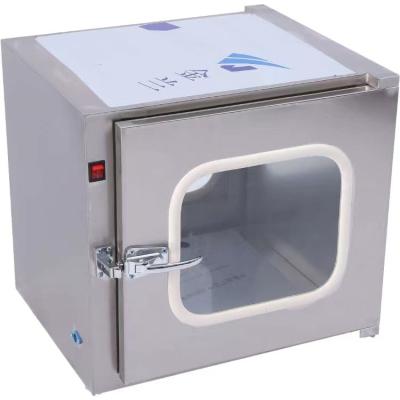 China 220V 50Hz Cleanroom Pass Box Electronic Lock Lab Equipment Pass Box for sale