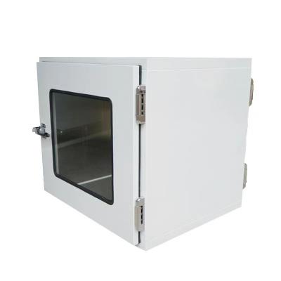 China 220V 50HZ Cold Rolled Cleanroom Pass Box Stainless Steel Static Pass Box for sale