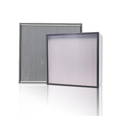 China 0.3 Micron Cleanroom Hepa Filter H12 H13 H14 Air Purifier HEPA Filter for sale