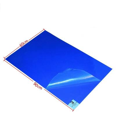 China Strong Adhesive Cleanroom Tacky Mat Polyethylene Sheets No Residue 24