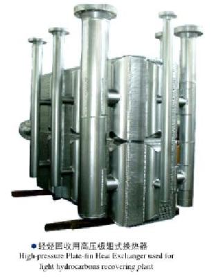 China SASPG High Pressure Plate Fin Heat Exchanger 480 T/D Anti Erosion for sale