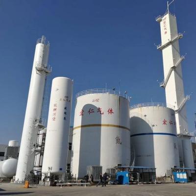 China 99,6% gerador GB-150 da usina de oxigênio LO2 99,999% LN2 líquido à venda