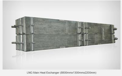 China LNG Maine Tube Plate Fin Heat Exchanger 8800*1300*2200mm for sale