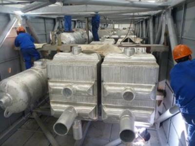中国 中国海洋石油総公司Gaolan四川の空気分離の植物のアルミニウム主要なコンデンサー箱 販売のため