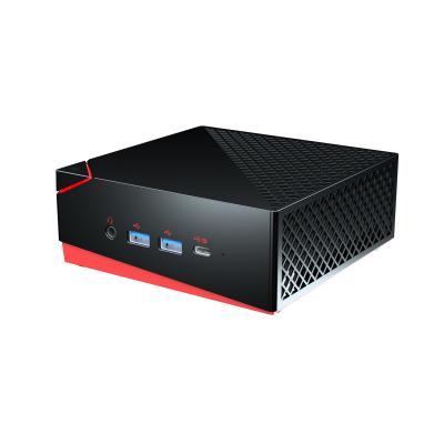 China AMD Ryzen 4500U CPU Gaming Mini PC Radeon Graphics USB3.0 M.2 NVME SSD 2 X LAN WiFi 6 for sale