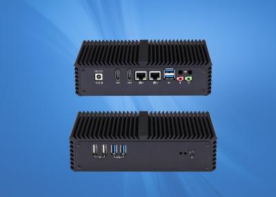 China Ninguna PC industrial de la fan mini con el cortafuego Intel Core I3 4005U del LAN de Ethernet 2 en venta