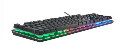 China Anti Ghosting 104 Caps Wired Gaming Keyboard 104 keys for sale