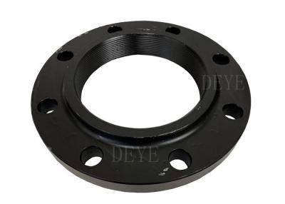 China A105 ANSI ASME DIN Forged Steel Flange Carbon Steel Threaded Flange With NPT BSPT for sale